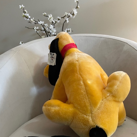 NWT Vintage Disneyland Large Sitting Pluto Plush - Picture 7 of 11